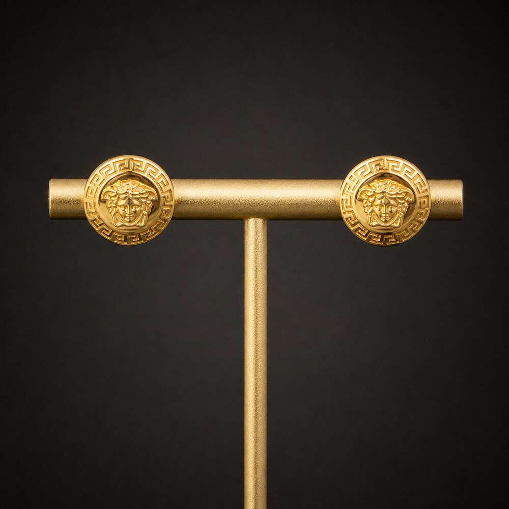 Versace Bold Statement Earrings Style 8 | New with Box - Picture 7 of 9